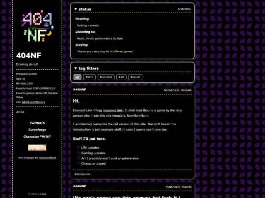 index screenshot