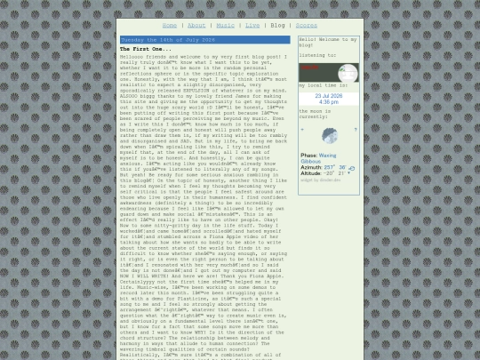 blog screenshot