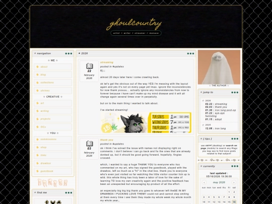 blog screenshot