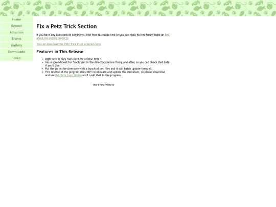 downloadz/tricks/trickfixer screenshot