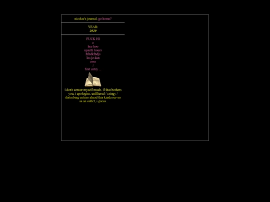 journal screenshot