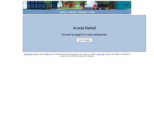 config screenshot