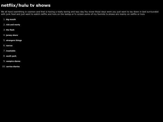 index screenshot