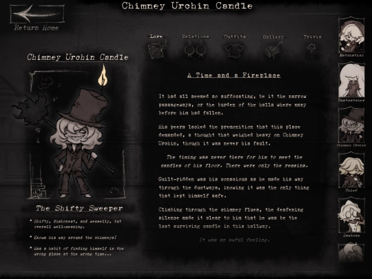 Lore/Candles/ChimneyUrchin screenshot