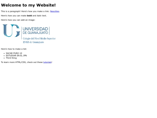 index screenshot