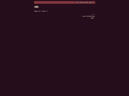 404 screenshot