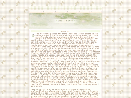 aboutme screenshot