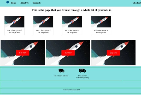 products screenshot