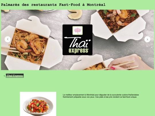 html/fast-food screenshot