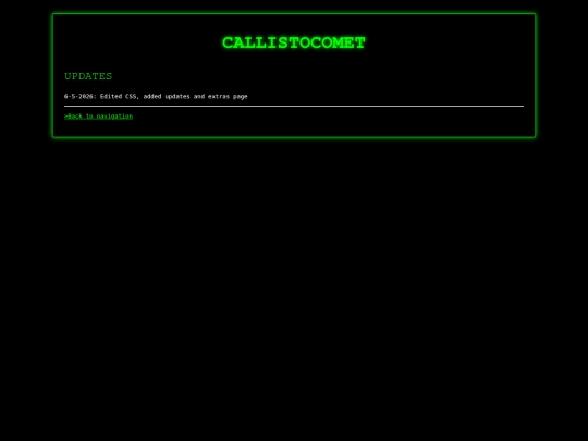 updates screenshot