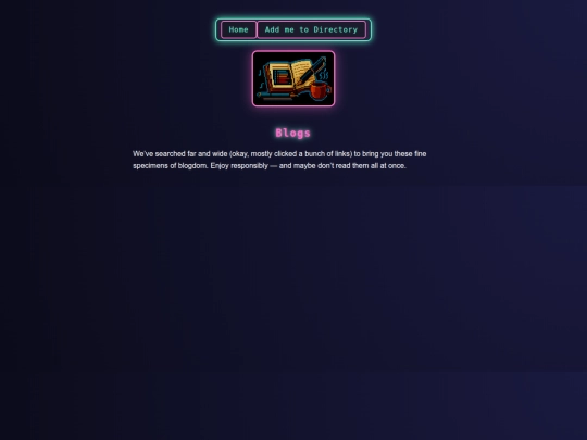 directory/blogs screenshot