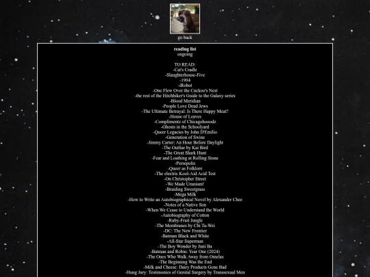 blogposts/readinglist screenshot