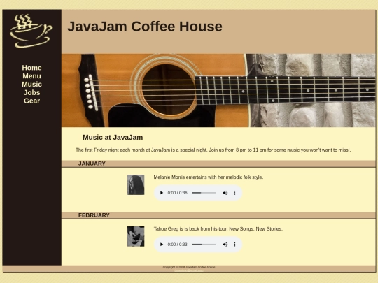 screenaddict/public_html/javajam/ch12/music screenshot