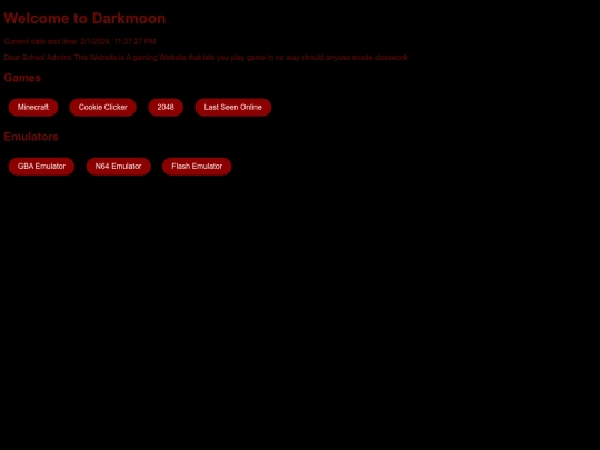 DARKMOON screenshot