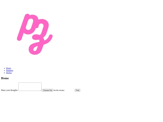 Pinkzing/Home screenshot