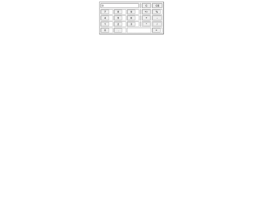 Programs/Calculator/Calc screenshot