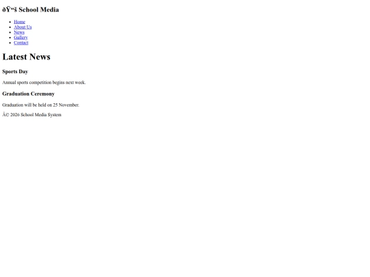 News screenshot