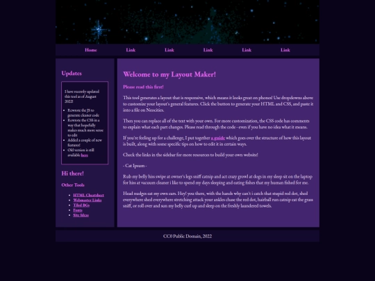 index screenshot