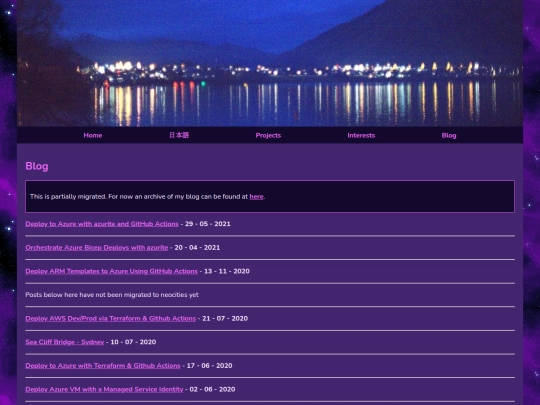 blog screenshot