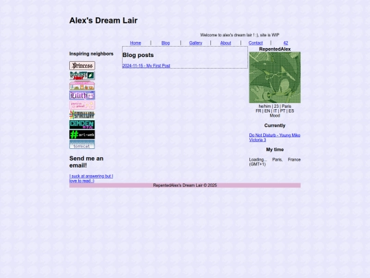 blog screenshot