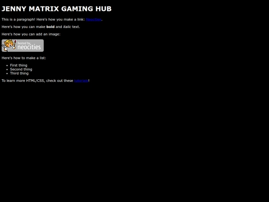 index screenshot