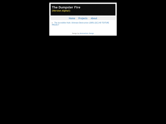 projects screenshot