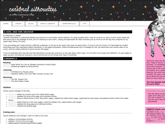 home/homepage screenshot