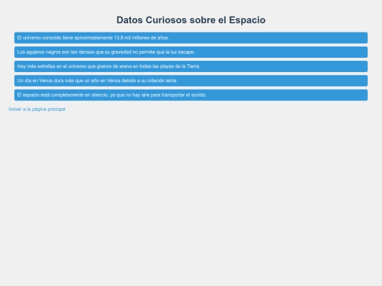 Curiosidades del Cosmos screenshot