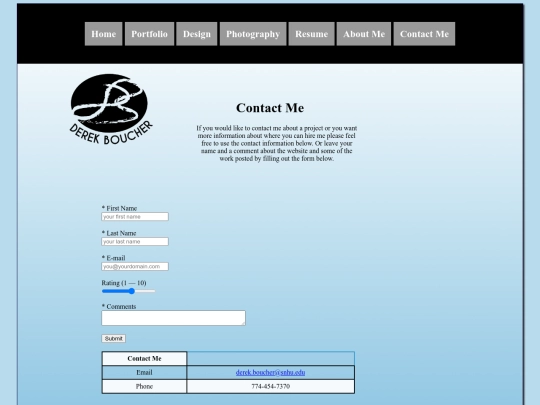 contact screenshot