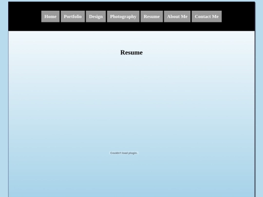 resume screenshot
