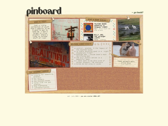 pinboard screenshot
