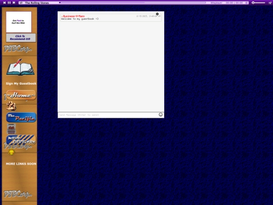 guestbook screenshot