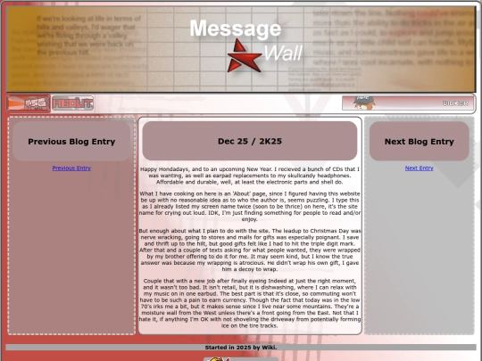 MsgWall/Entry4 screenshot