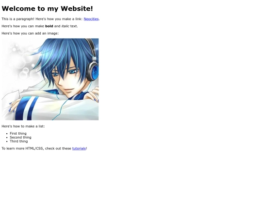 index screenshot