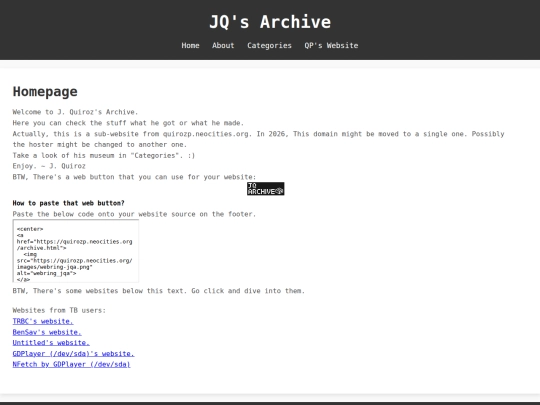 archive screenshot