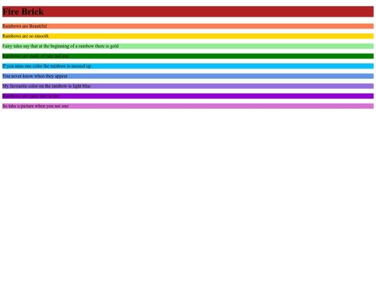 CSSRainbow screenshot