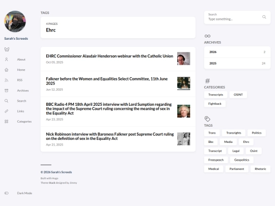 tags/ehrc screenshot