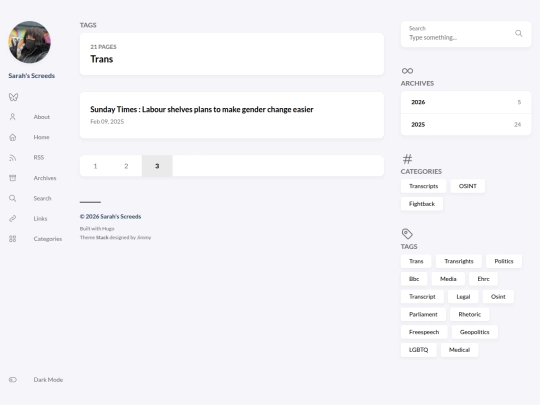 tags/trans/page/3 screenshot