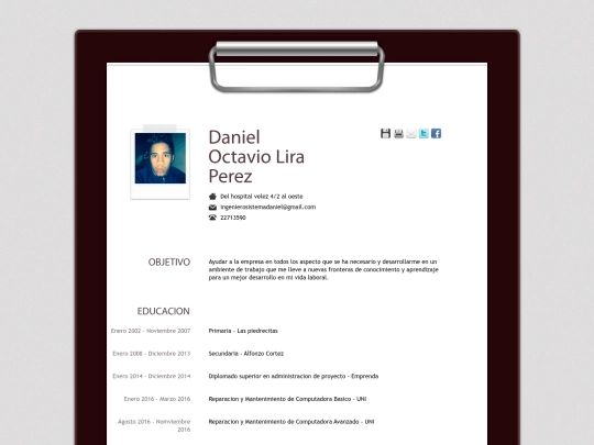 index screenshot