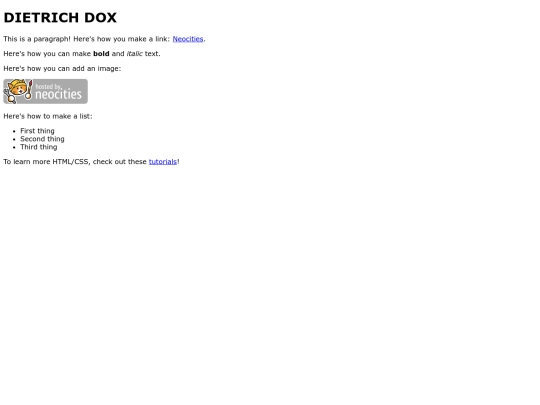 index screenshot