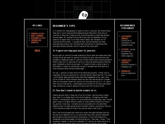journaling/beginnerstips screenshot