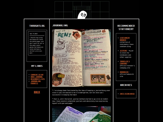 journaling screenshot