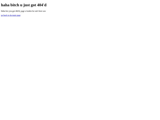 not_found screenshot
