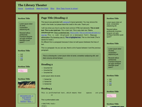 index screenshot