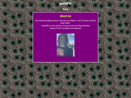 aboutme screenshot