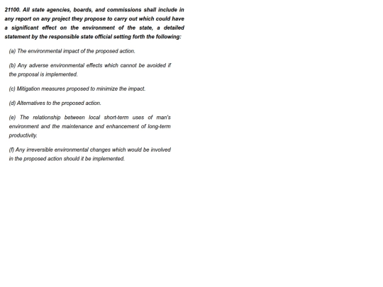 Home/CEQA History/1971/sec21100 screenshot