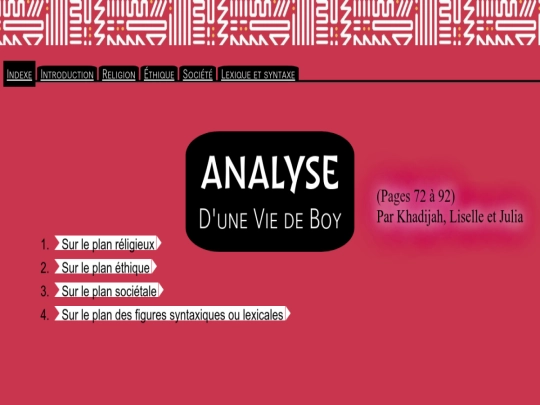 index screenshot