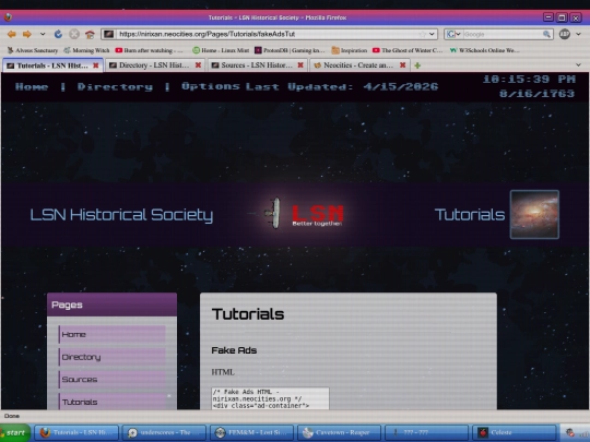 Pages/Tutorials/fakeAdsTut screenshot