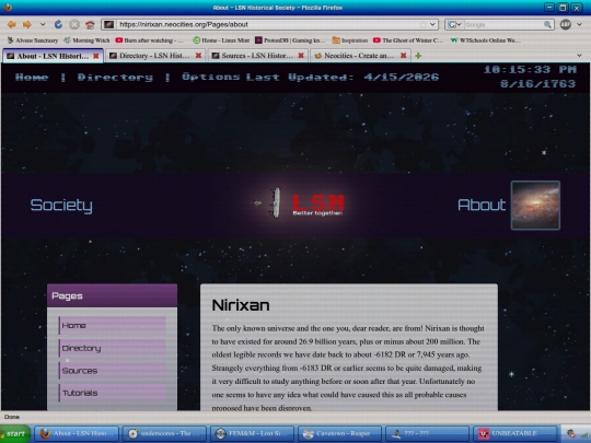 Pages/about screenshot