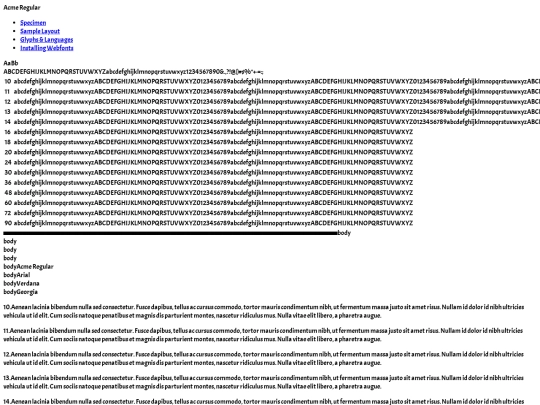acme/acme-regular-demo screenshot